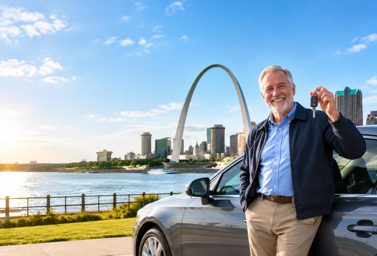 Smiling driver back on the road in Missouri
